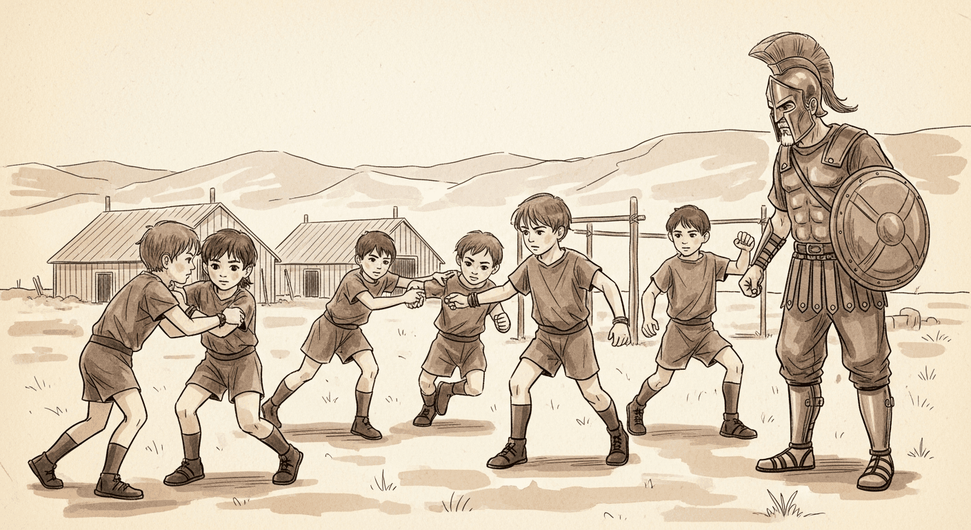 스파르타 아고게 — 7살부터 시작하는 군사 교육 시스템