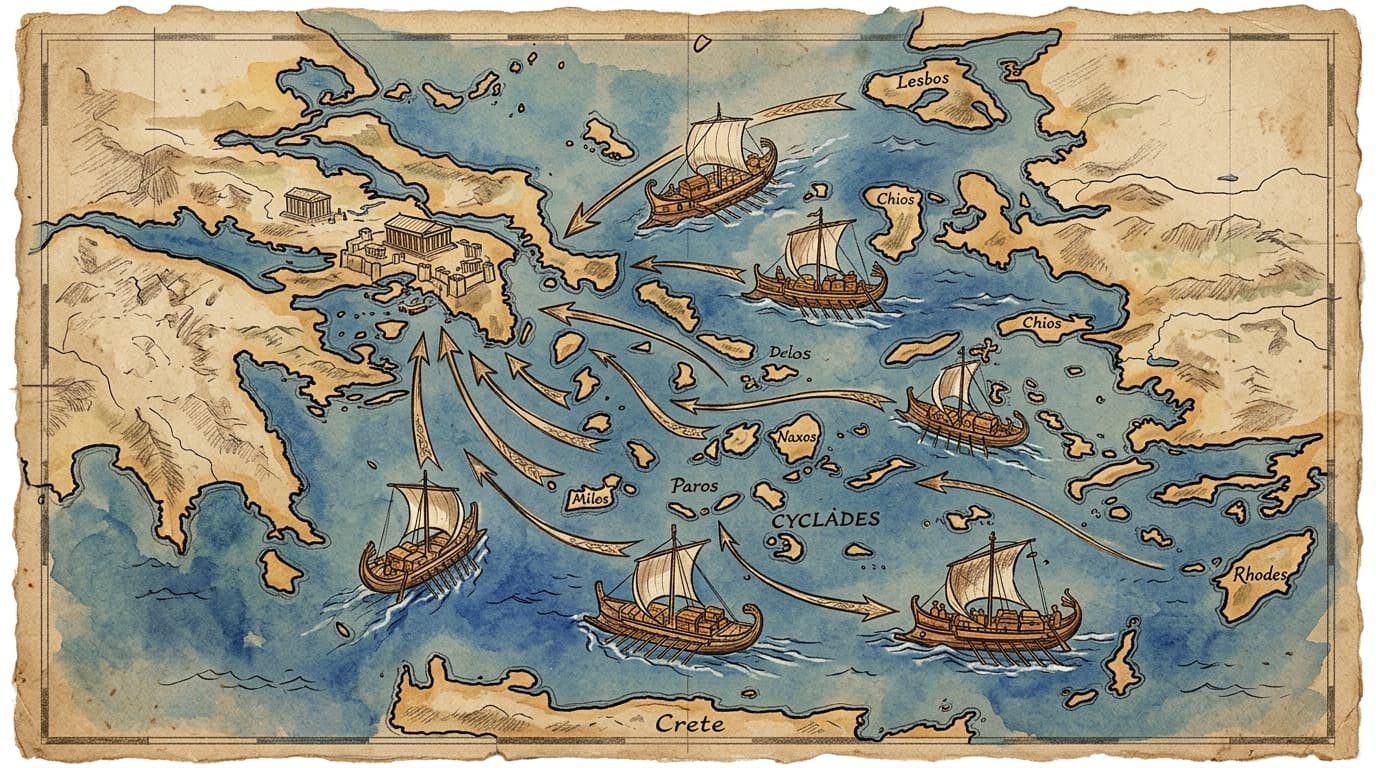 델로스 동맹 — 표면상 반페르시아 동맹, 실제론 아테네 제국