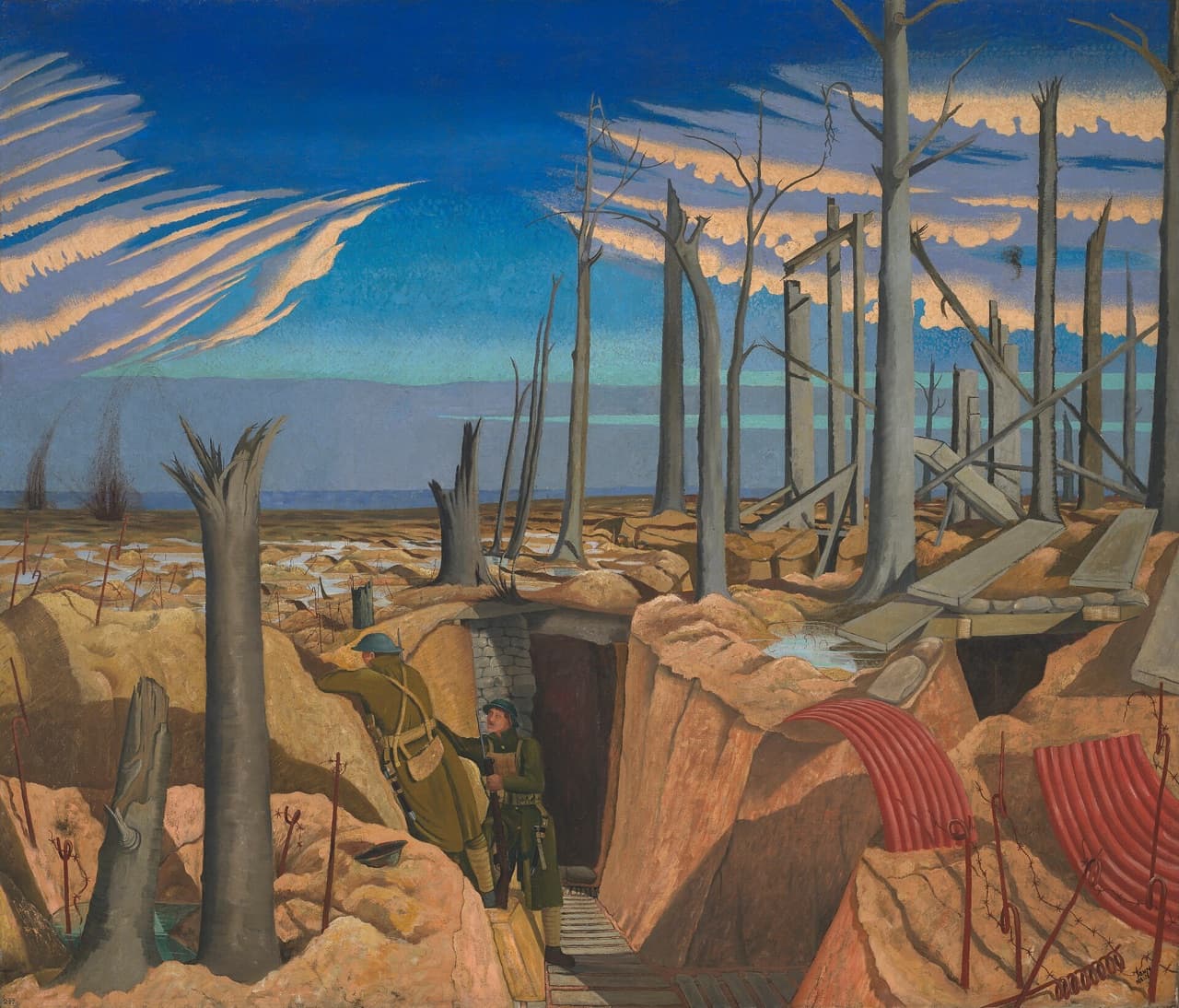 존 내시, 오피 숲 1917년 저녁
