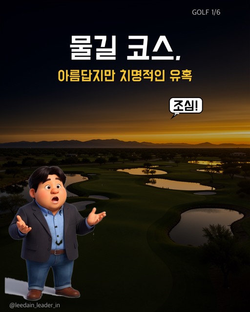 레이크우드CC 물길코스 카드 1