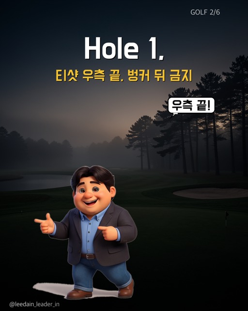 레이크우드CC 물길코스 카드 2