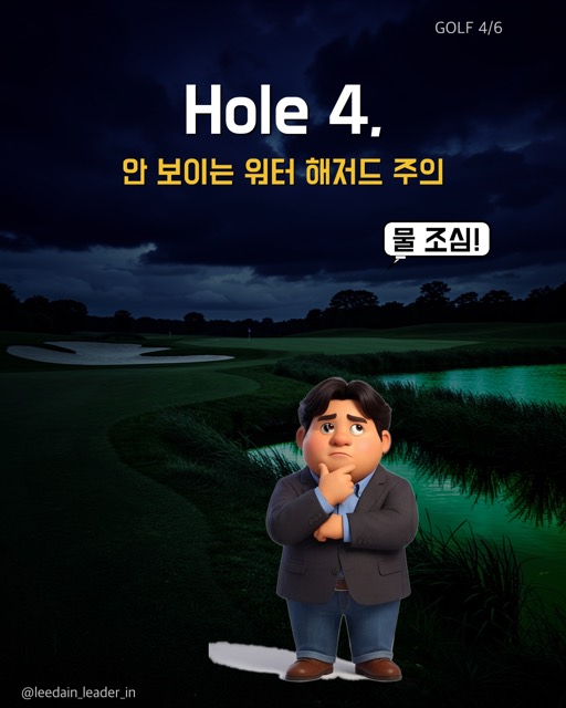 레이크우드CC 물길코스 카드 4