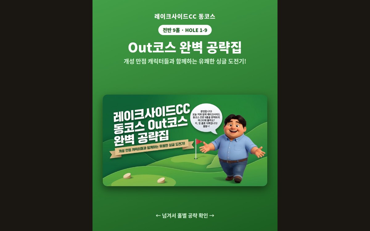 레이크사이드CC 동코스