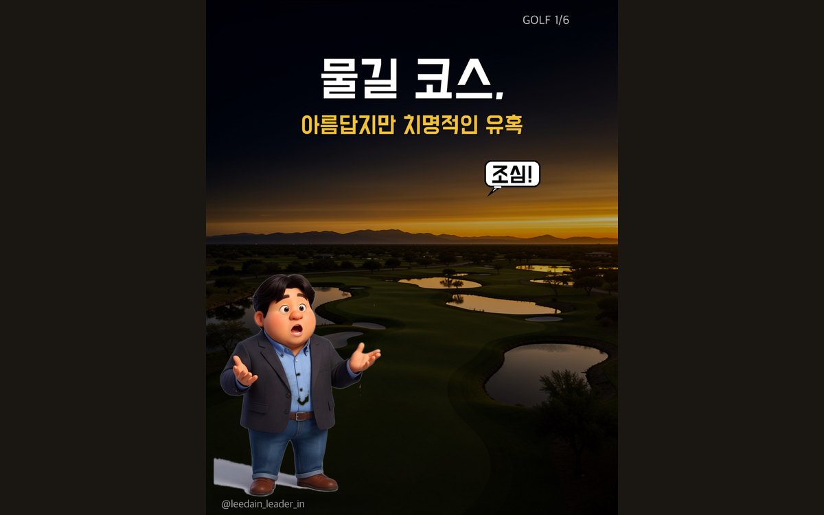 레이크우드CC 물길코스